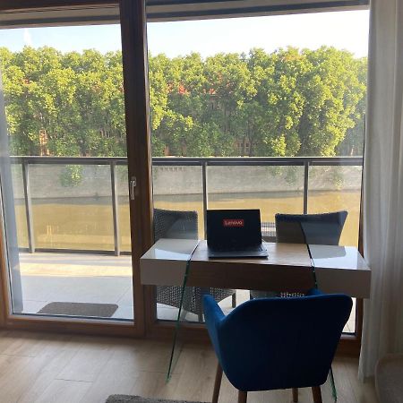 Apartament Studio Z Widokiem Na Odre Bulwary Ksiazece 弗罗茨瓦夫 外观 照片