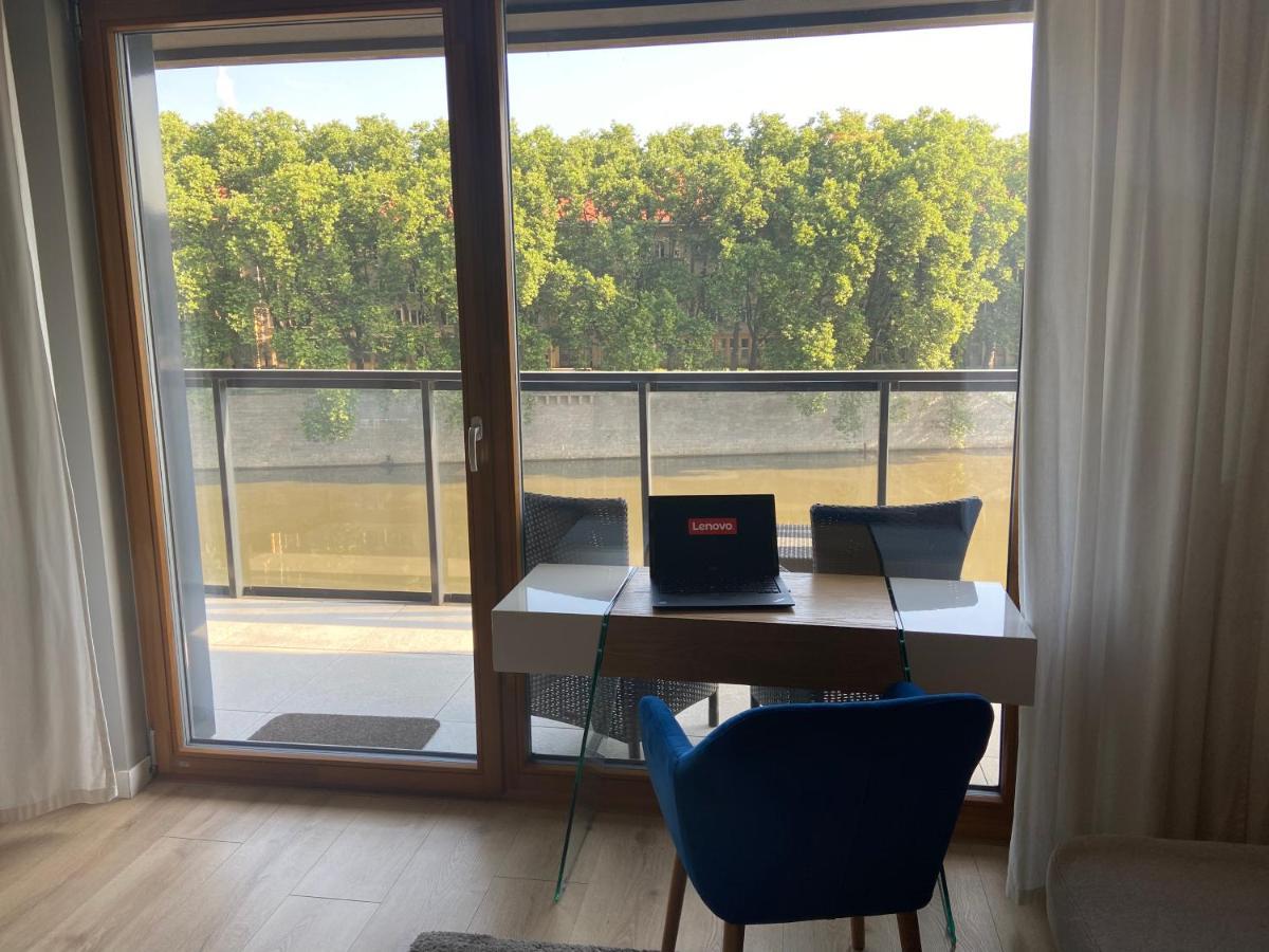Apartament Studio Z Widokiem Na Odre Bulwary Ksiazece 弗罗茨瓦夫 外观 照片