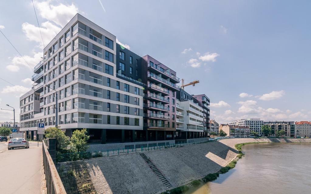 Apartament Studio Z Widokiem Na Odre Bulwary Ksiazece 弗罗茨瓦夫 外观 照片